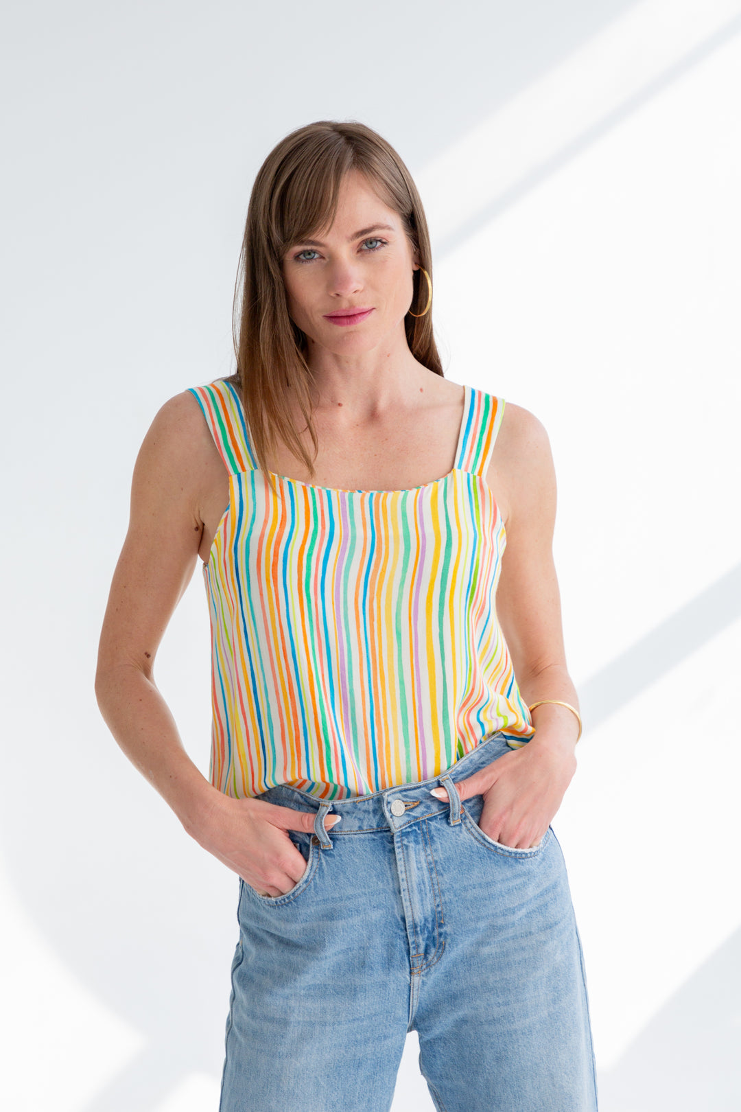 Mykonos Top Stripe-TOPS-kindacollection-Kinda