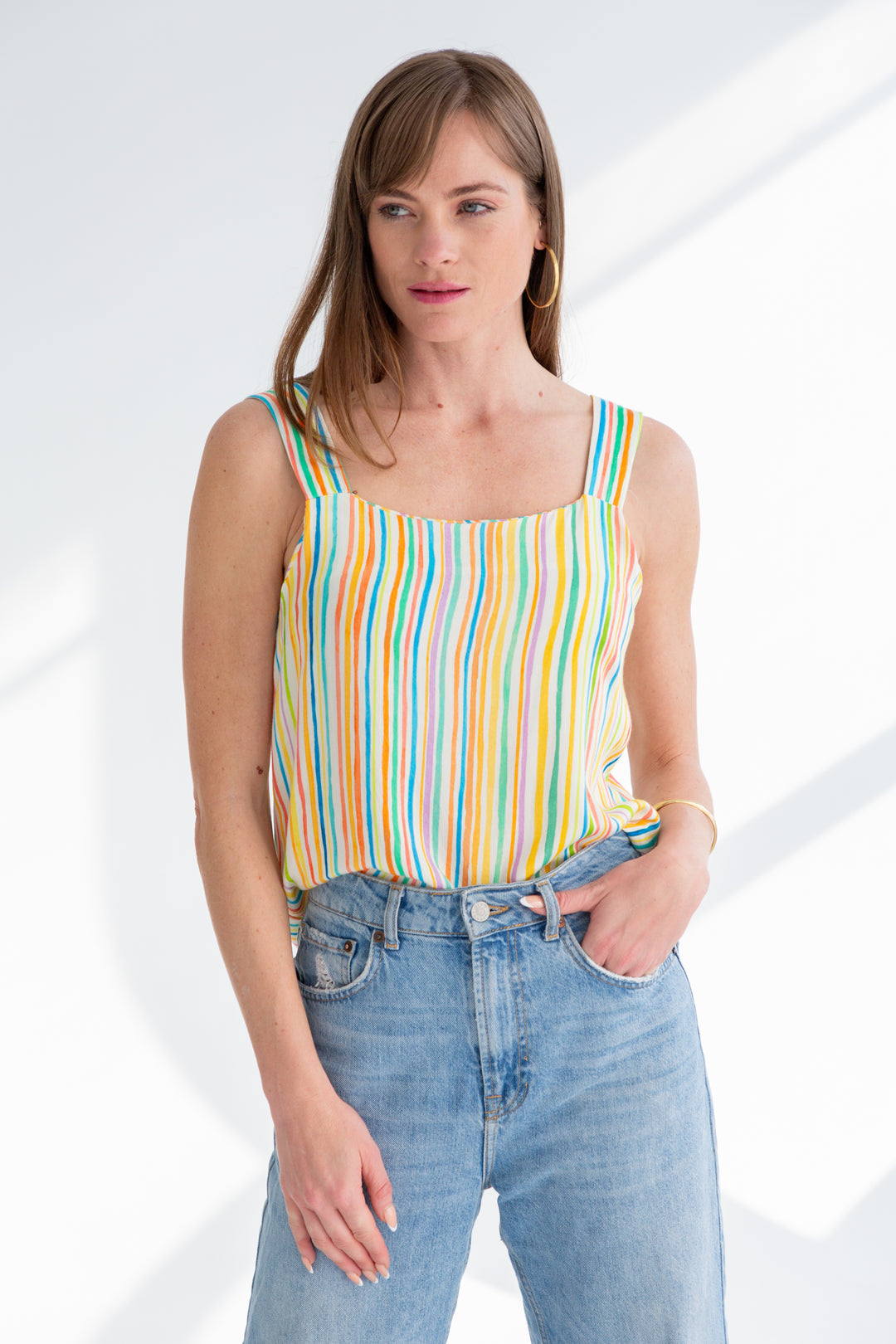 Mykonos Top Stripe-TOPS-kindacollection-Kinda