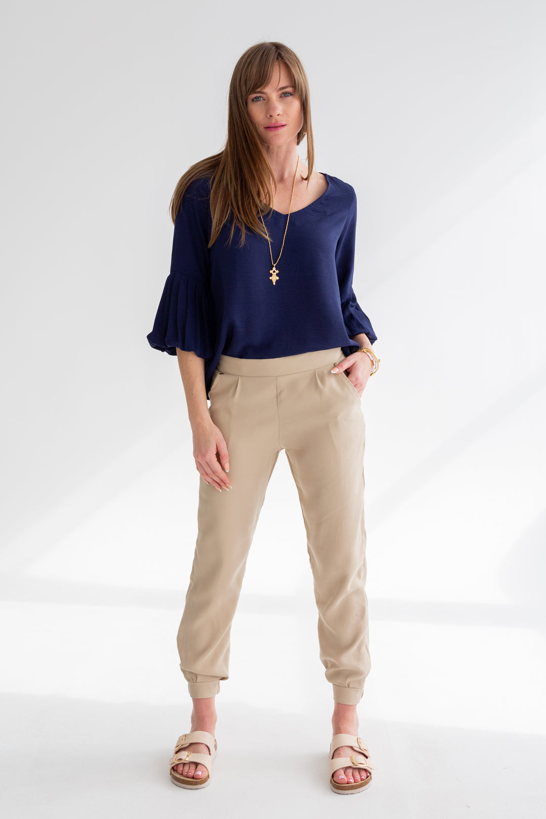 The Gorge Pants Taupe-PANTS-kindacollection-Kinda