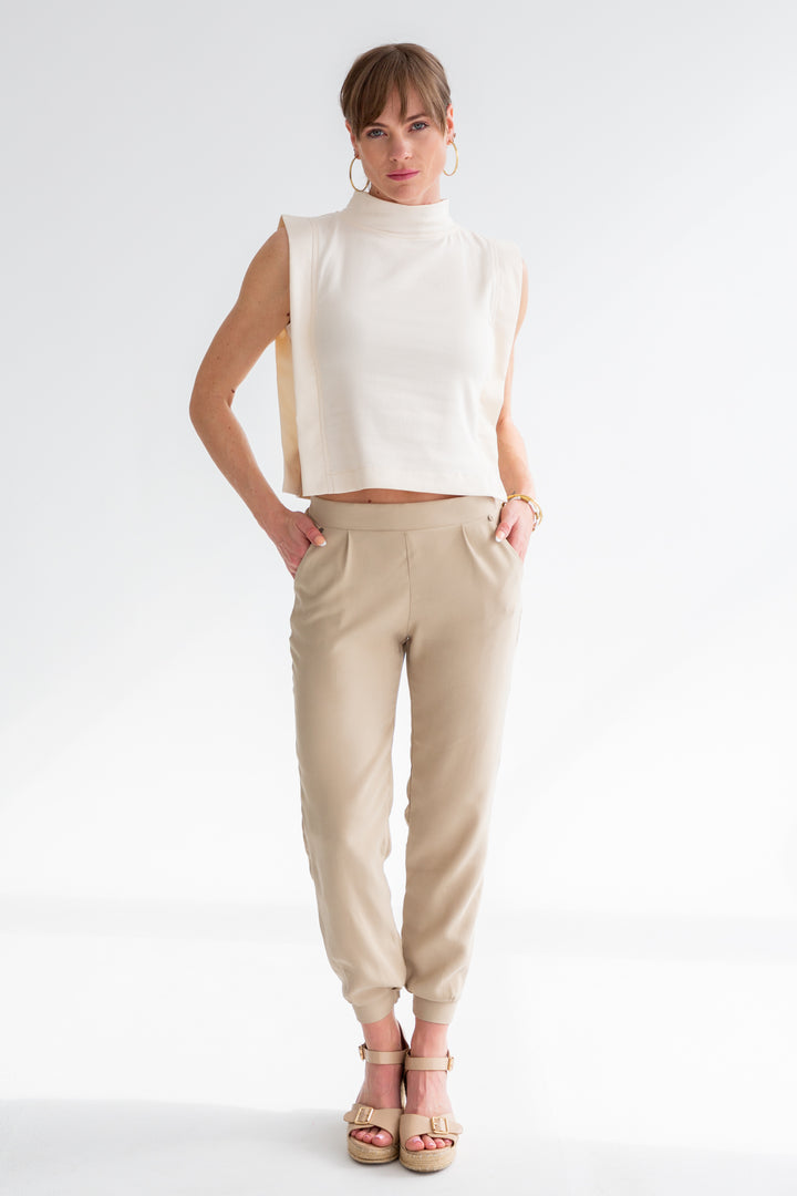 The Gorge Pants Taupe-PANTS-kindacollection-Kinda