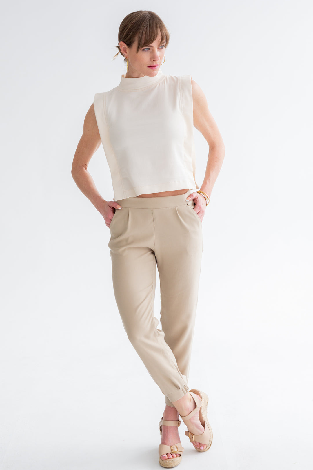 The Gorge Pants Taupe-PANTS-kindacollection-Kinda