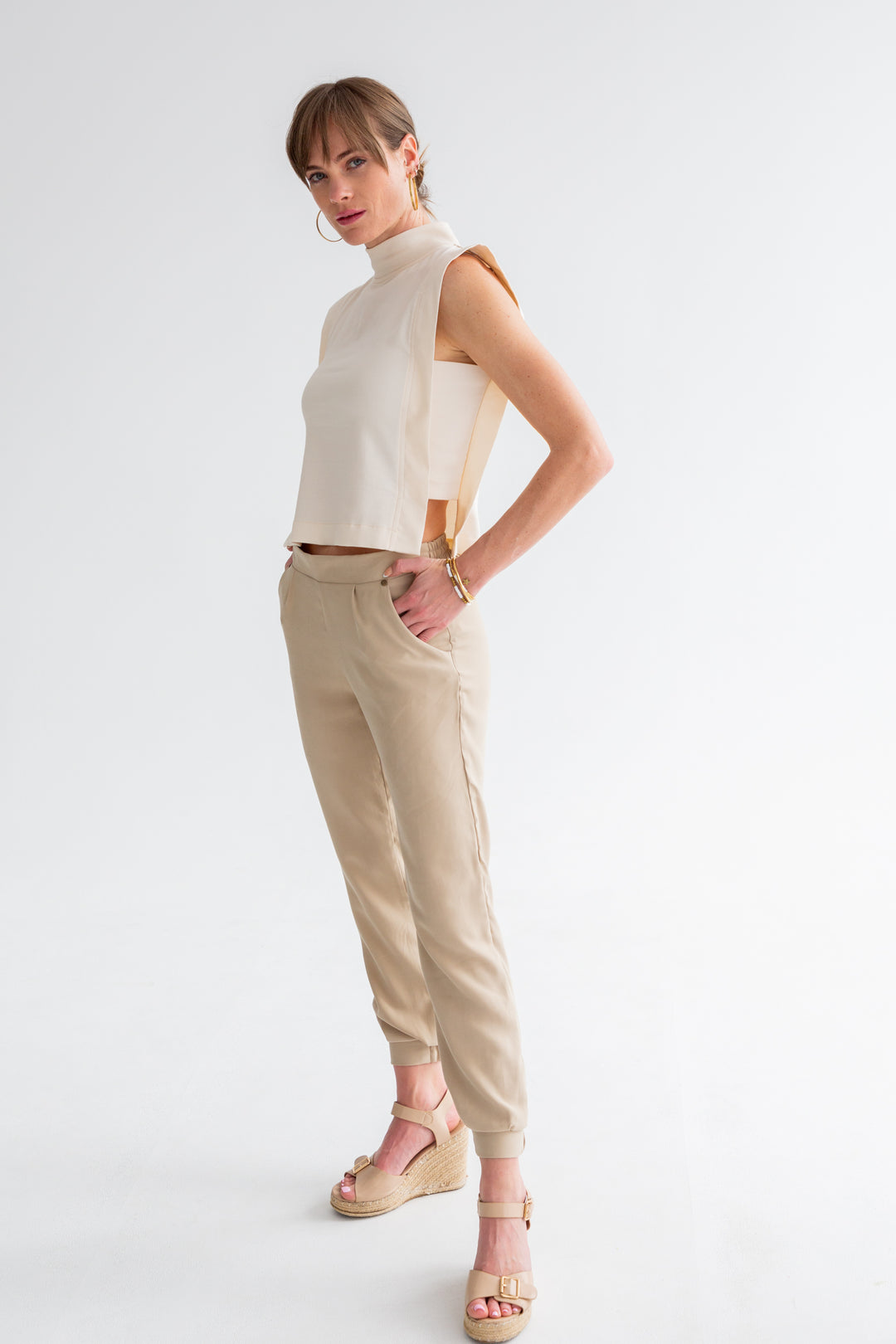 The Gorge Pants Taupe-PANTS-kindacollection-Kinda