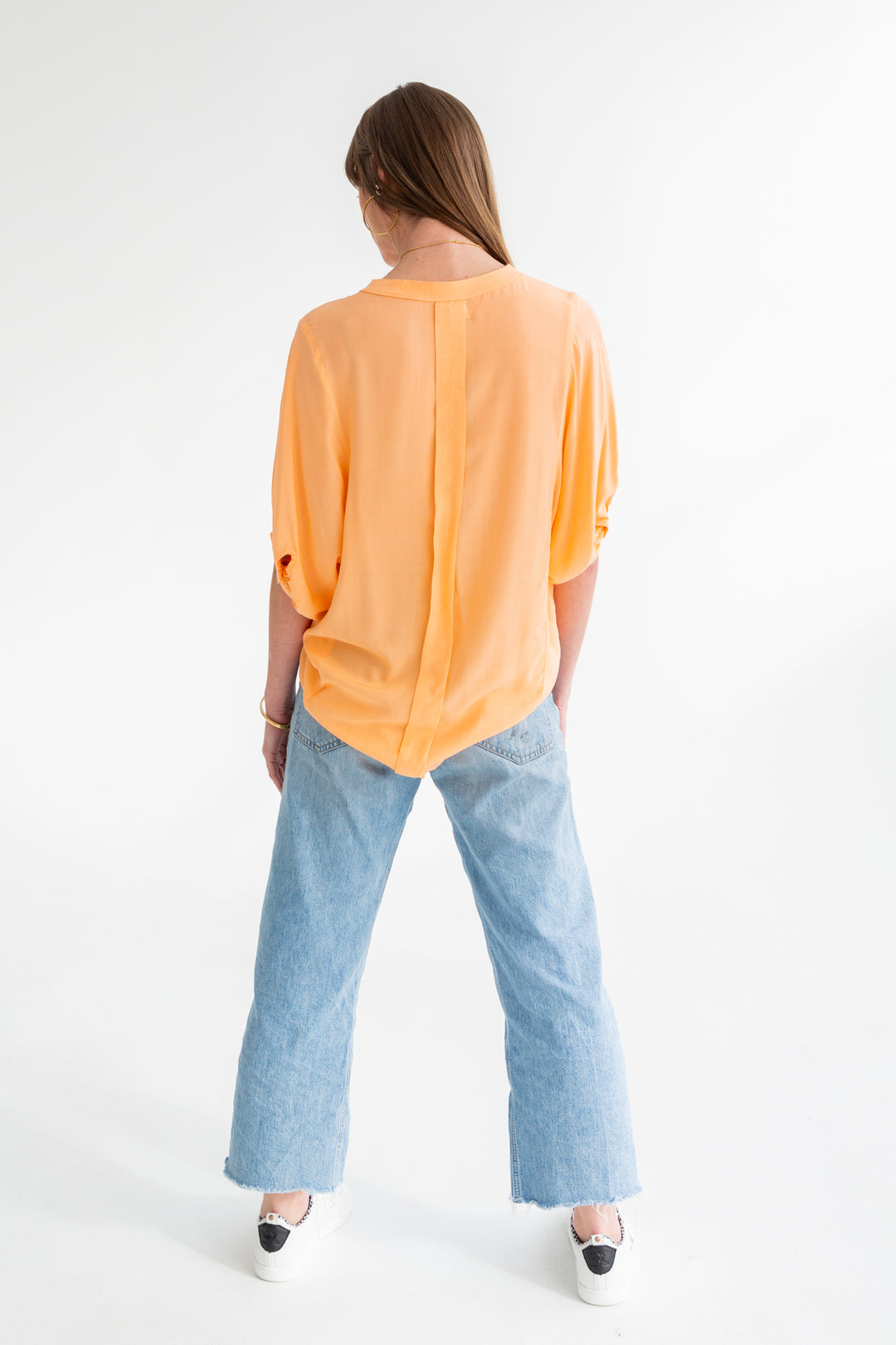 Gabi Blouse Peach-TOPS-kindacollection-Kinda