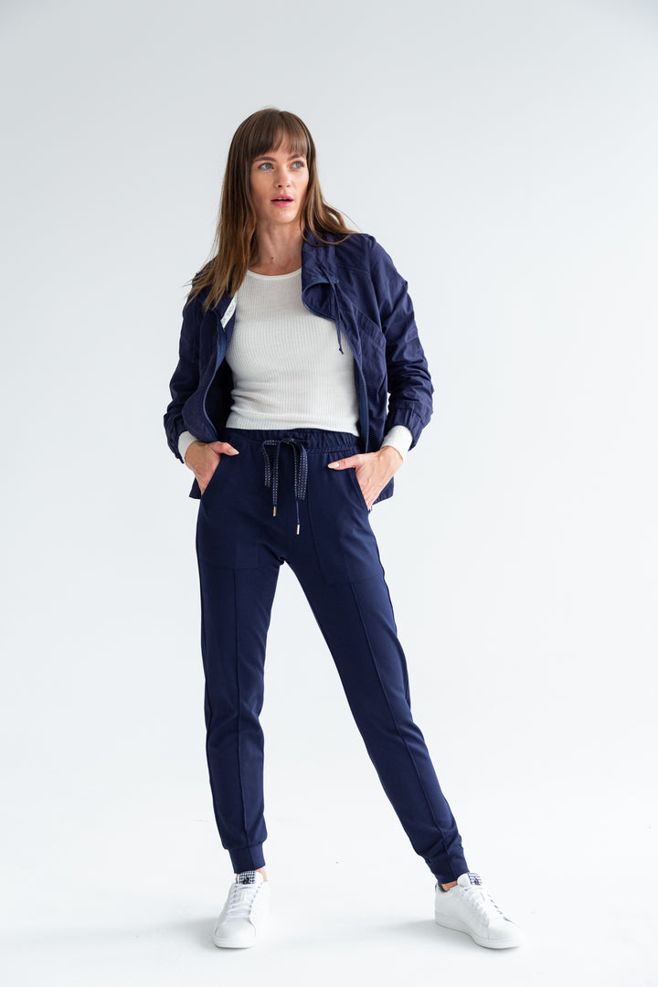 The Track Pants Navy-PANTS-kindacollection-Kinda