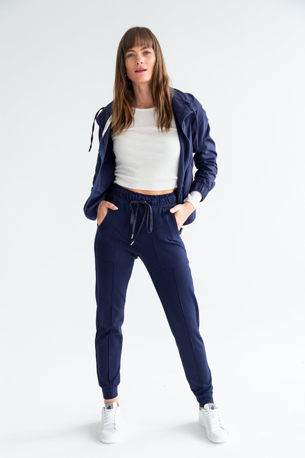 The Track Pants Navy-PANTS-kindacollection-Kinda