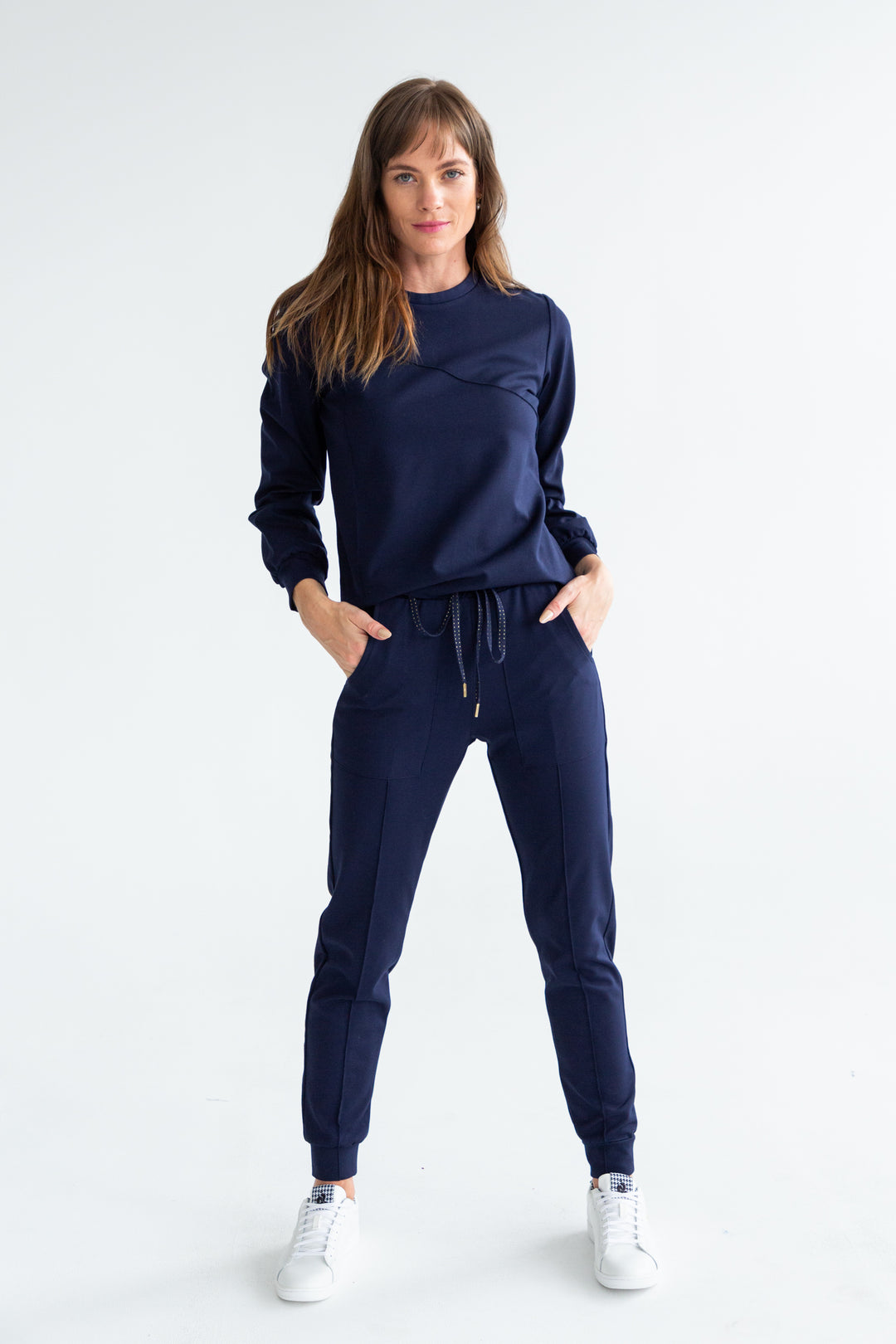 The Track Pants Navy-PANTS-kindacollection-Kinda