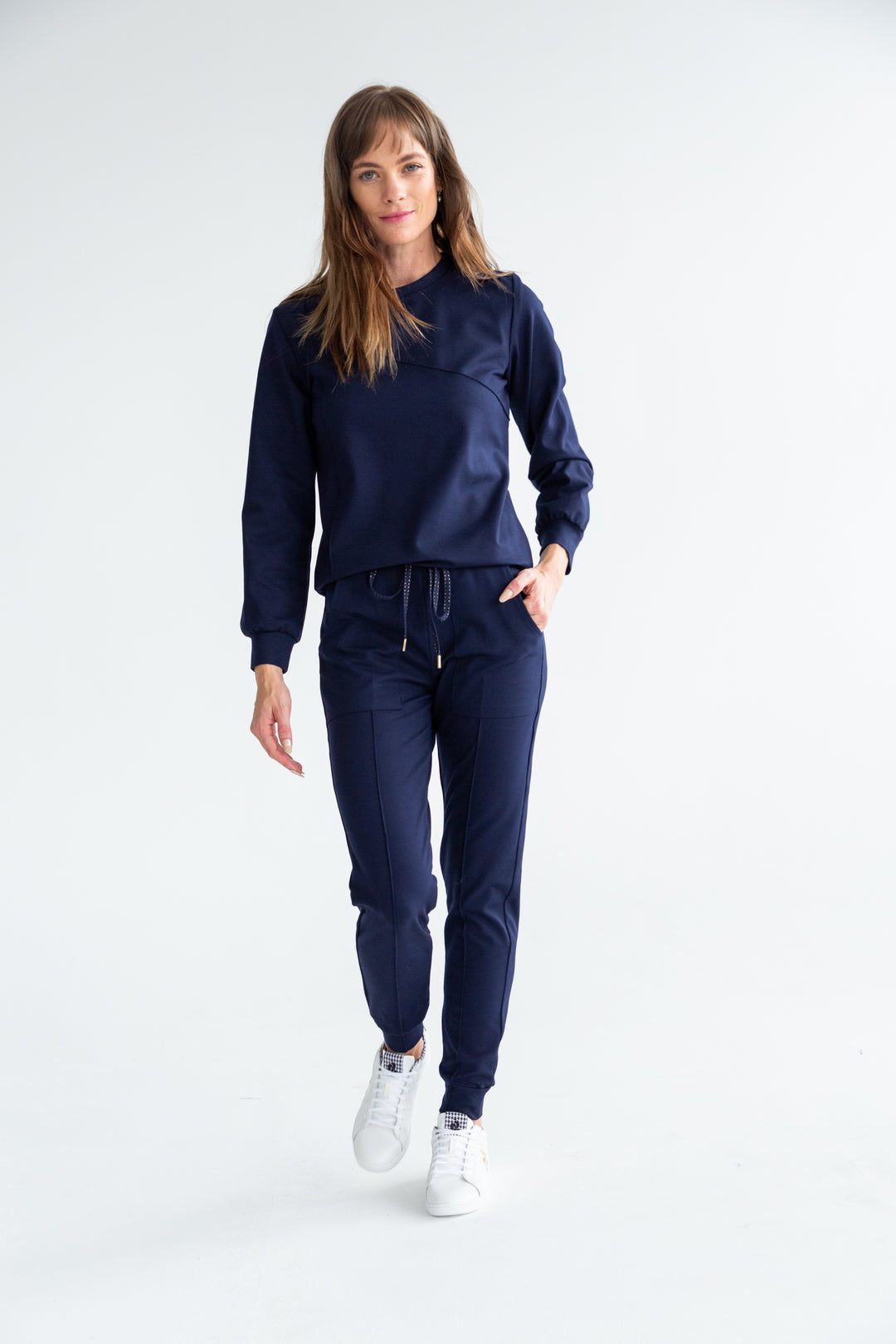 The Track Pants Navy-PANTS-kindacollection-Kinda