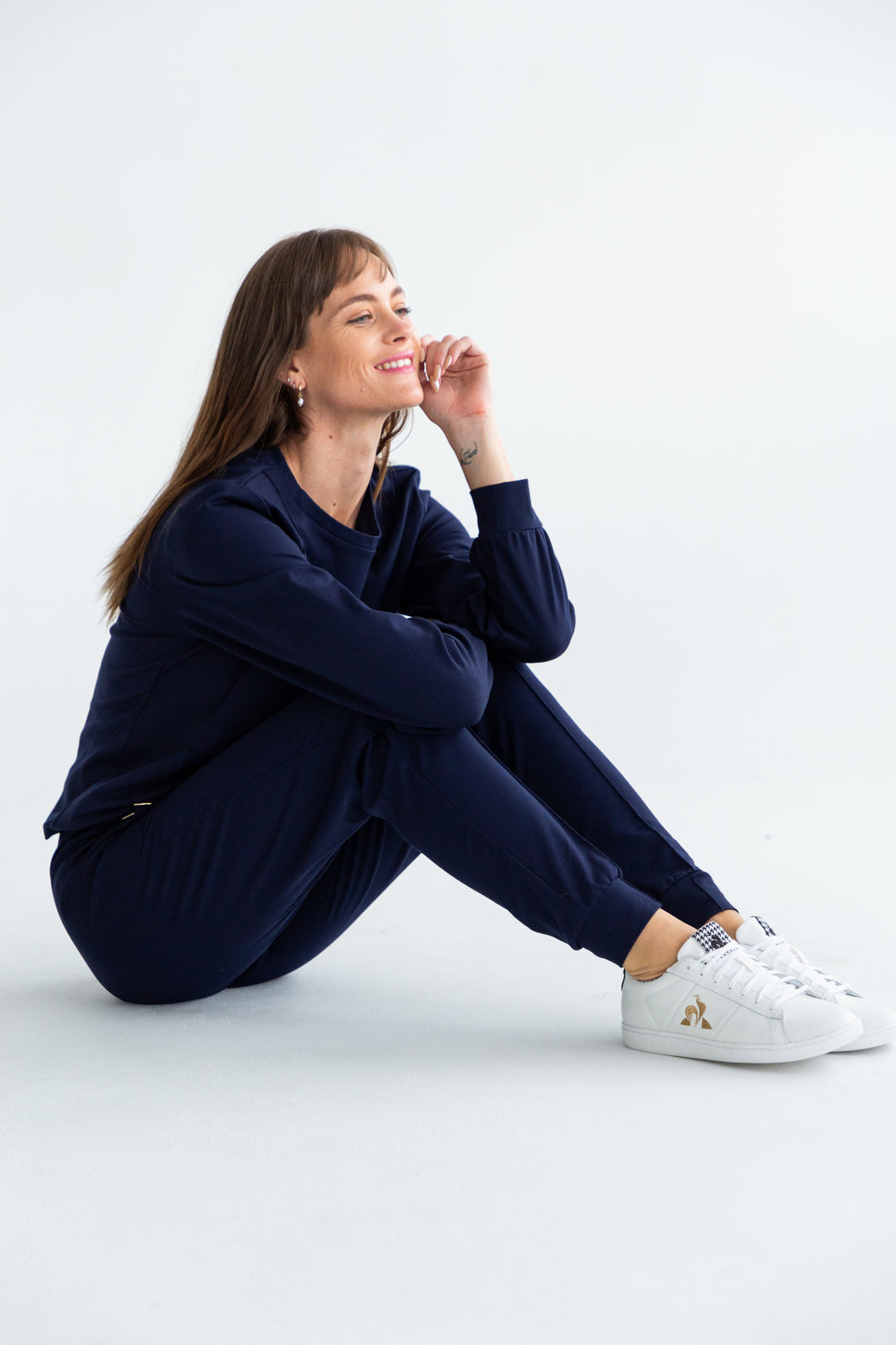 The Track Pants Navy-PANTS-kindacollection-Kinda