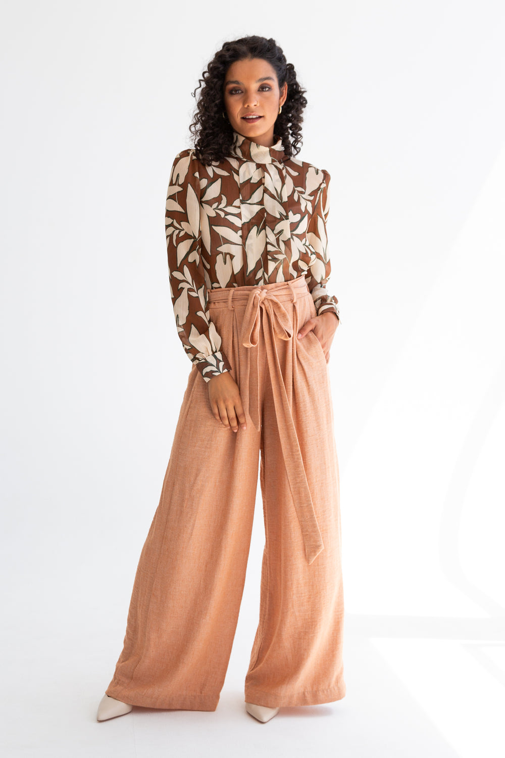 Louise Pants Brick-PANTS-kindacollection-Kinda