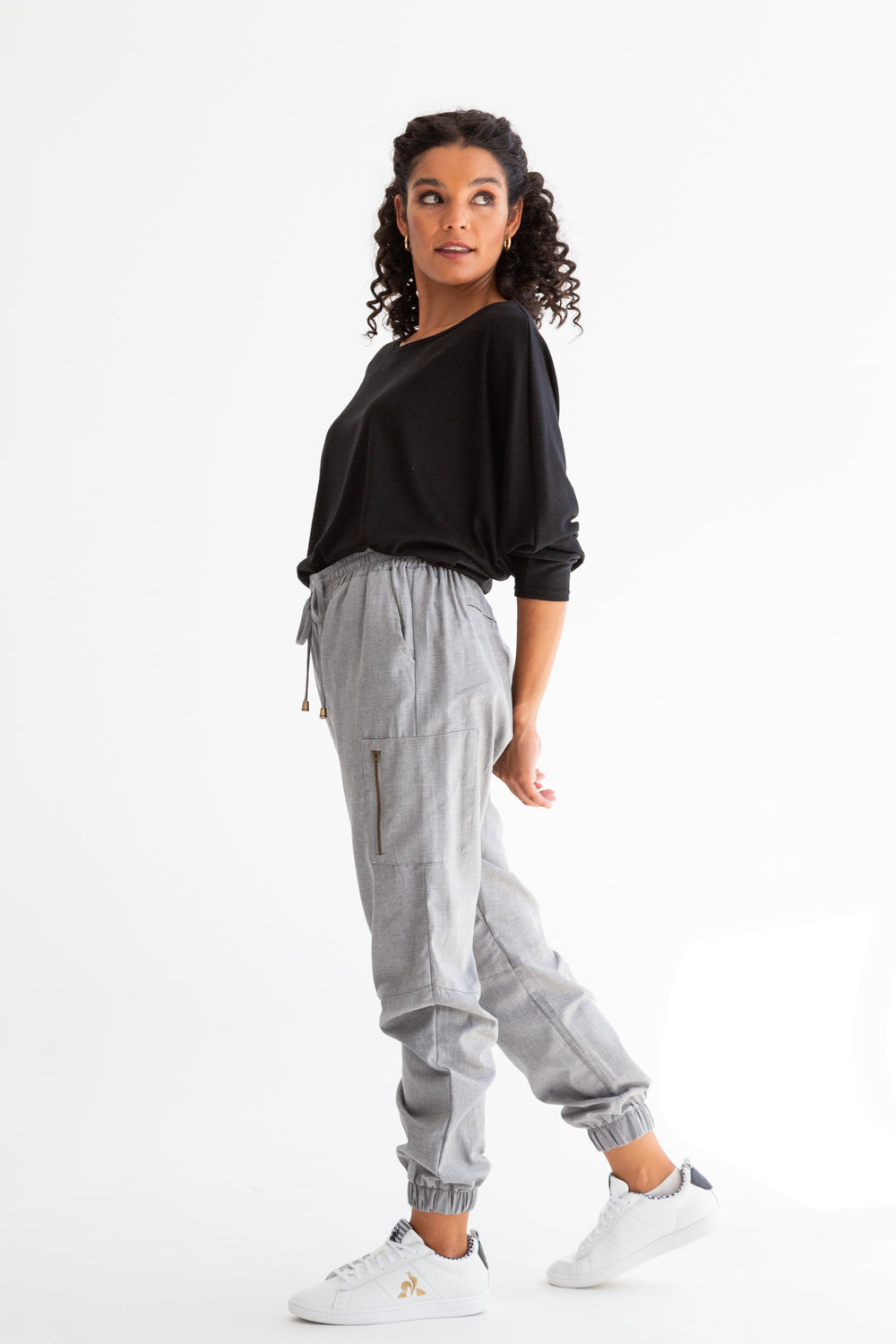 Claire Pants Grey-PANTS-kindacollection-Kinda