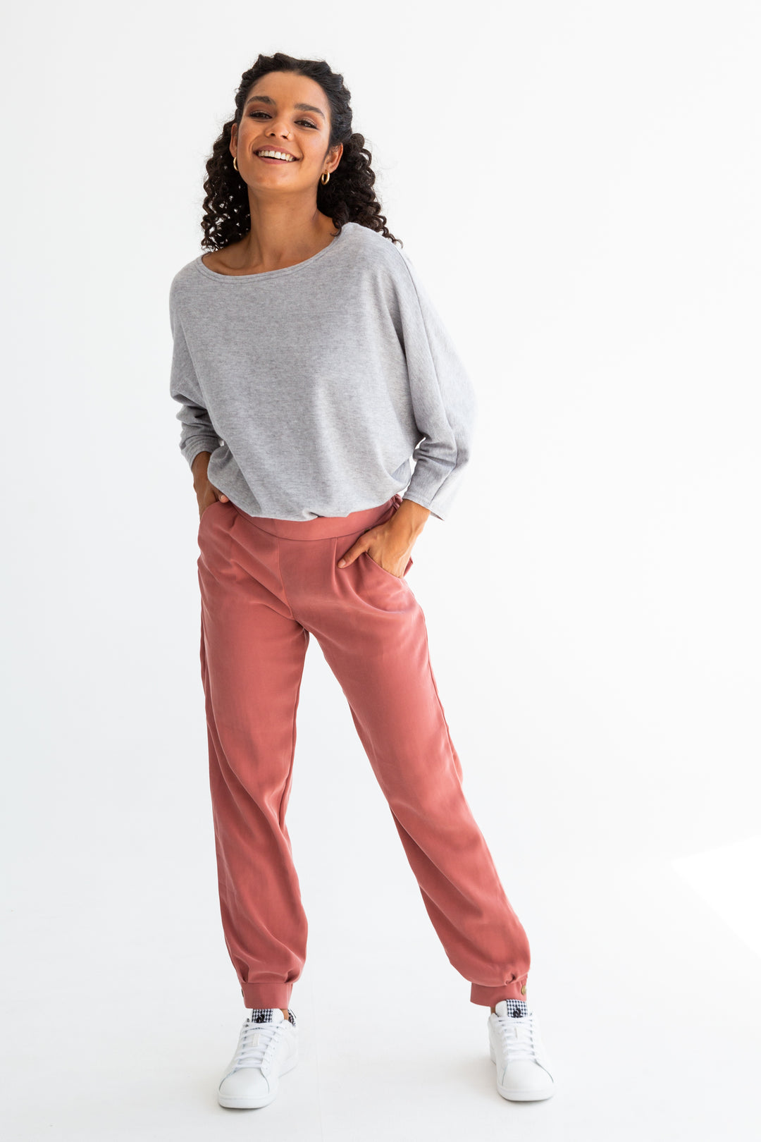 The Gorge Pants Rose Dust-PANTS-kindacollection-Kinda