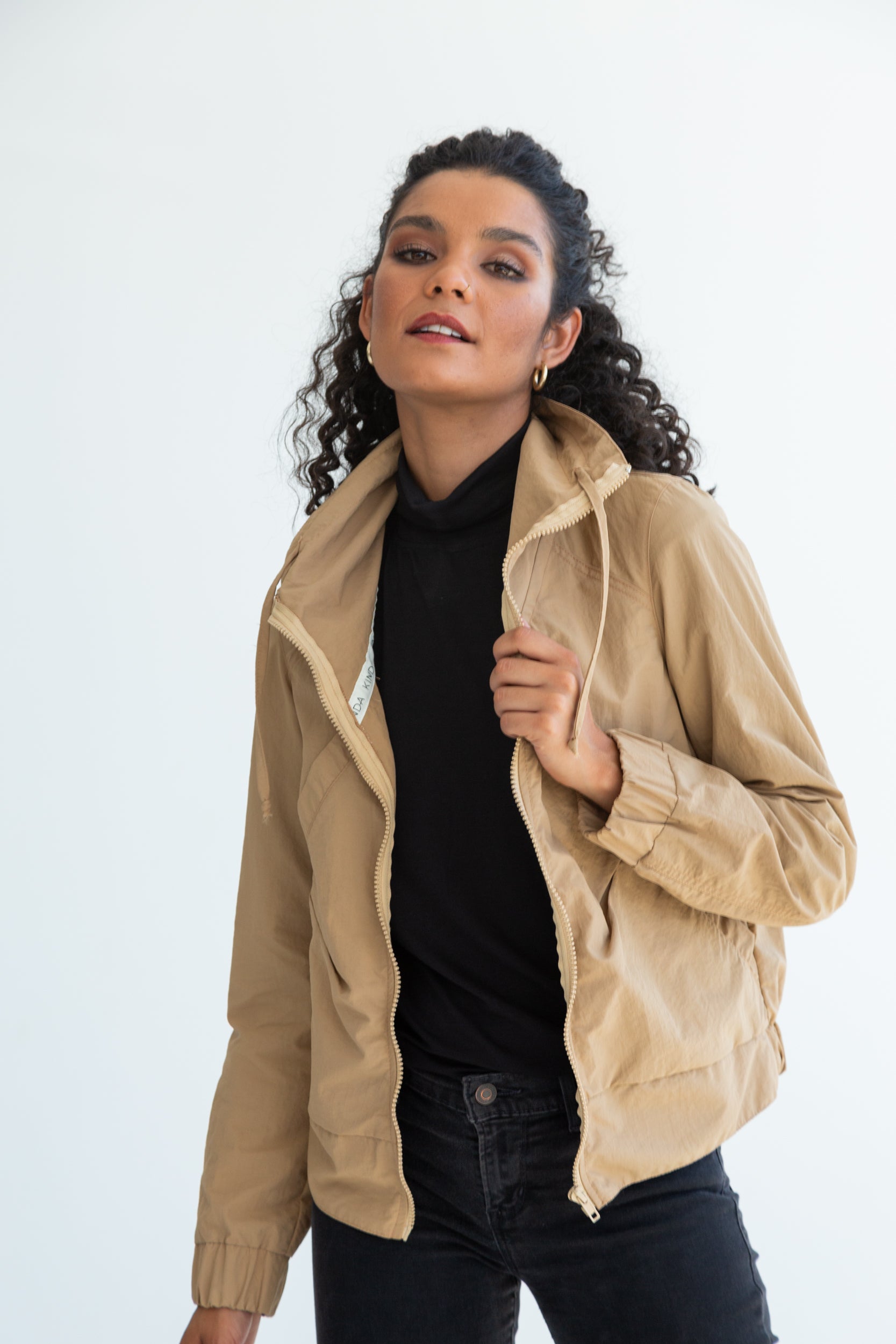 Light tan jacket best sale