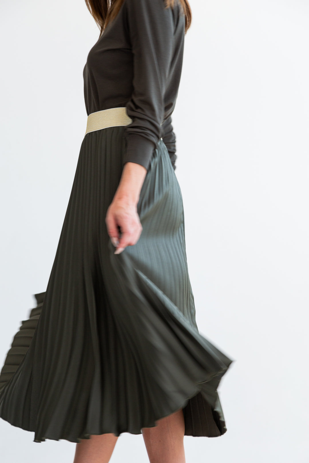 Lagan Skirt Forest Green-SKIRTS-kindacollection-Kinda