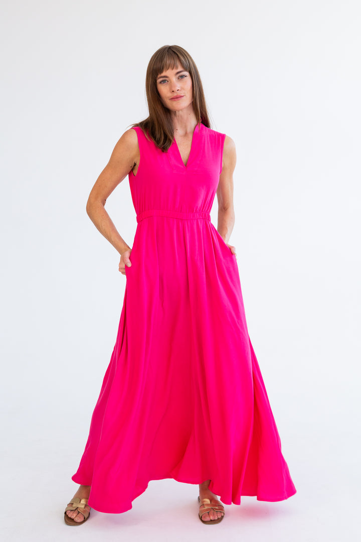 Sammi Dress Pink-DRESSES-kindacollection-Kinda