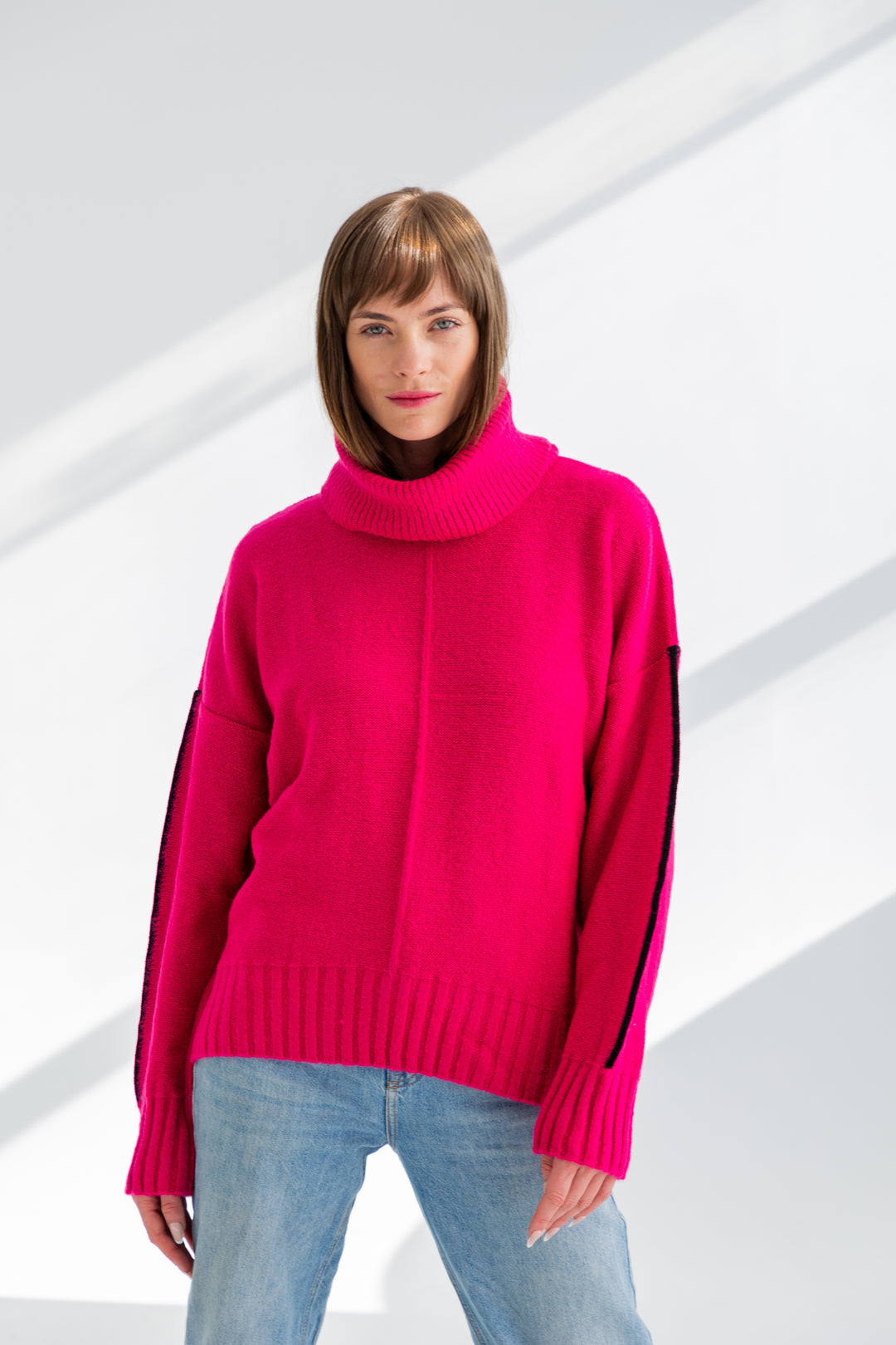 Jessica Knit Pink-TOPS-kindacollection-Kinda