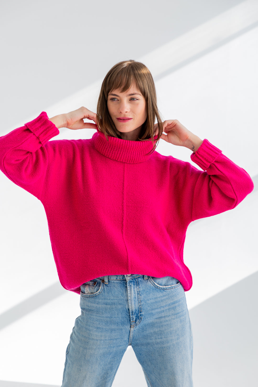 Jessica Knit Pink-TOPS-kindacollection-Kinda