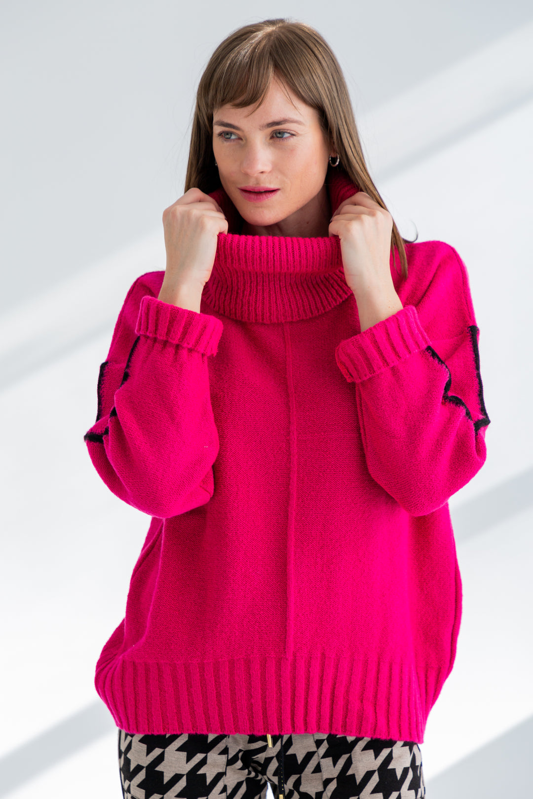 Jessica Knit Pink-TOPS-kindacollection-Kinda