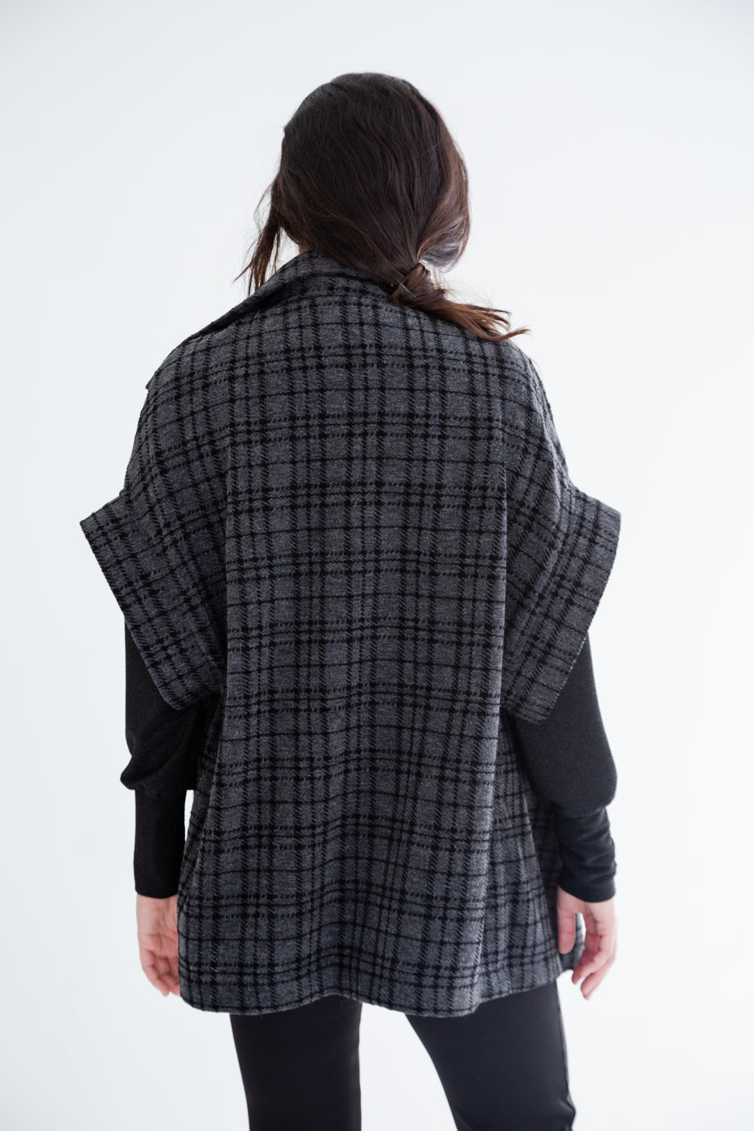 Maria Coat Black/Grey-LAYERING-kindacollection-One Size-Kinda