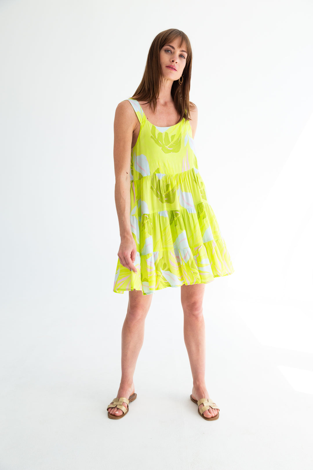 Kalipso Dress Luscious Lime-DRESSES-kindacollection-Kinda