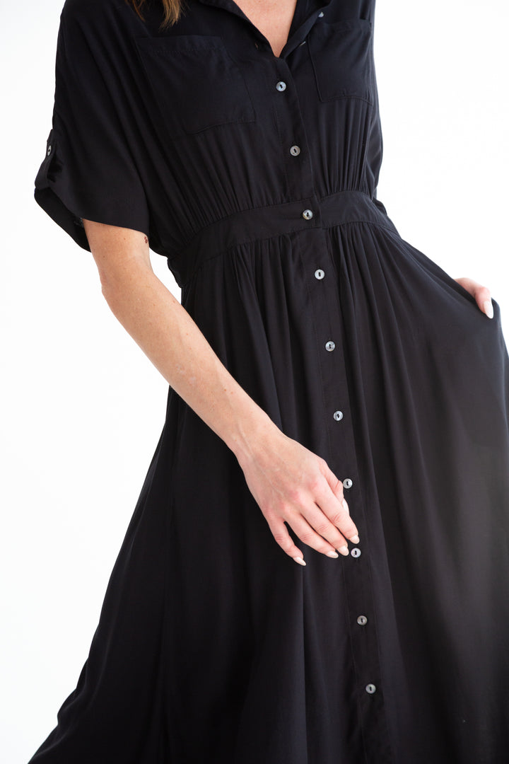 Kate Dress Black-DRESSES-kindacollection-Kinda