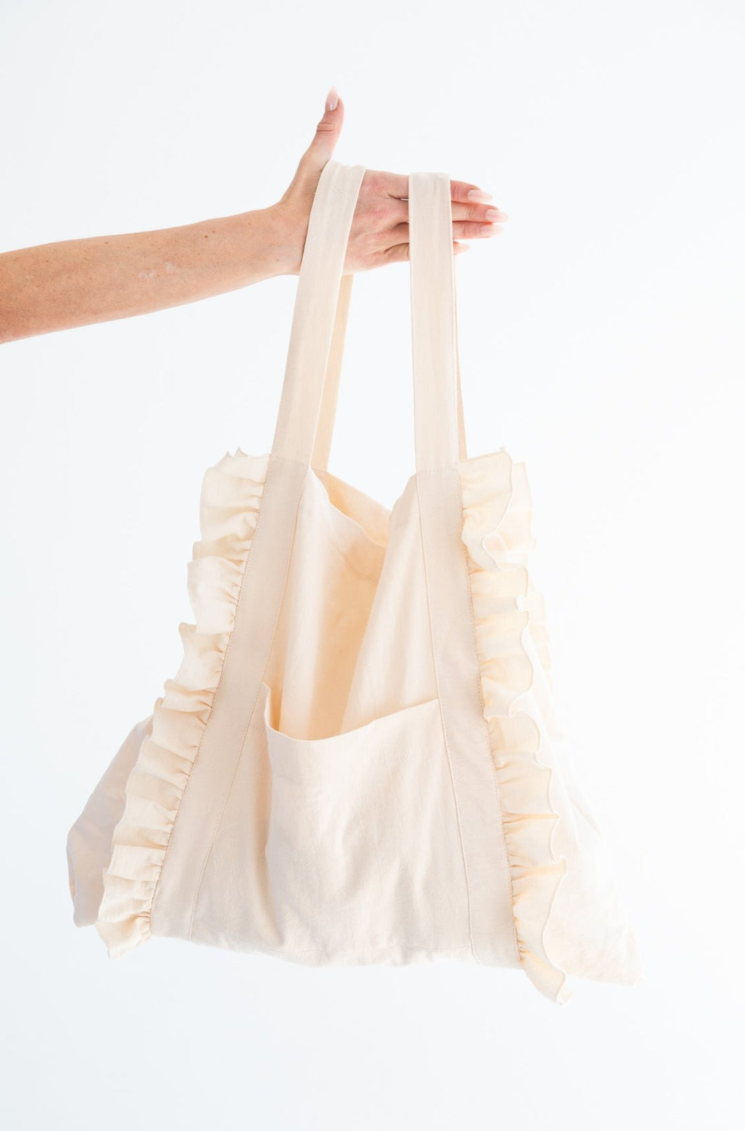 Dream Ruffle Bag Natural-ACCESSORIES-kindacollection-Kinda