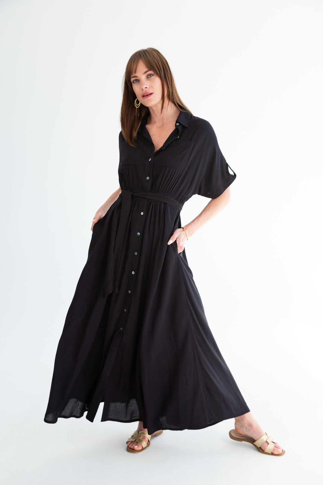 Kate Dress Black-DRESSES-kindacollection-Kinda