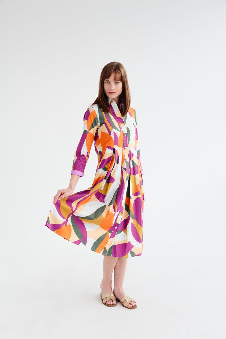 Delilah Dress Summer Print-DRESSES-kindacollection-Kinda