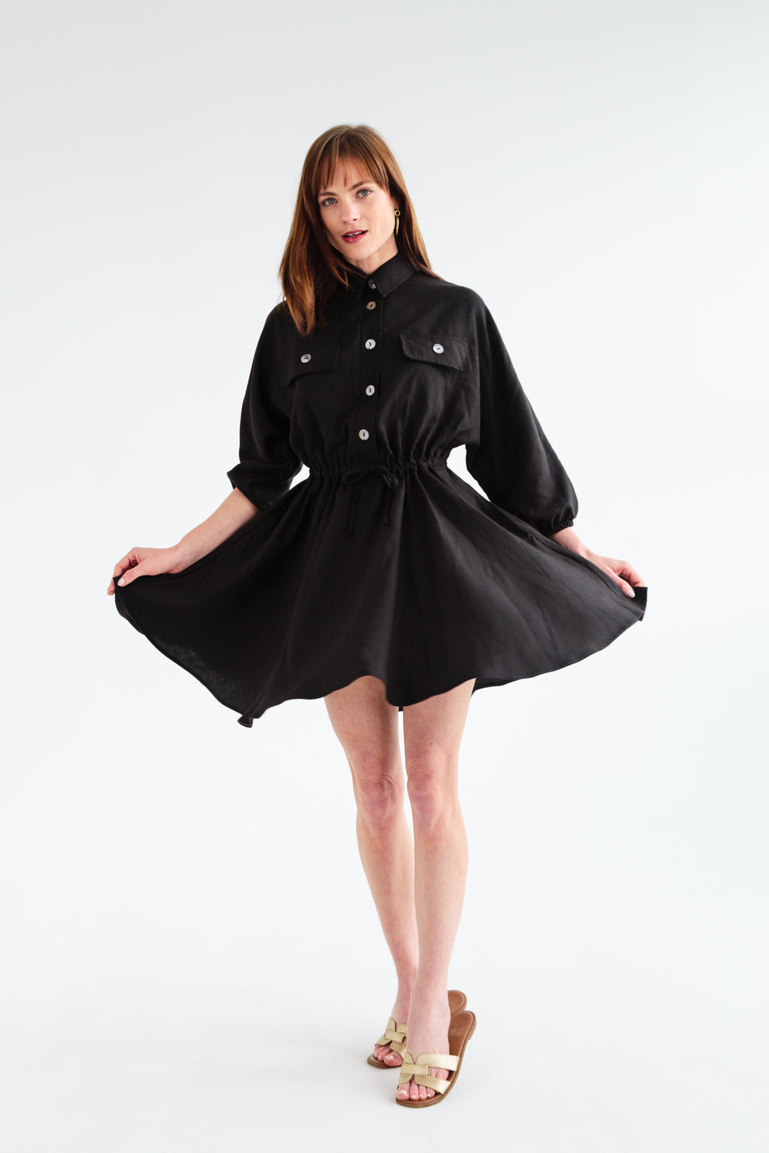 Mika Dress Black-DRESSES-kindacollection-Kinda