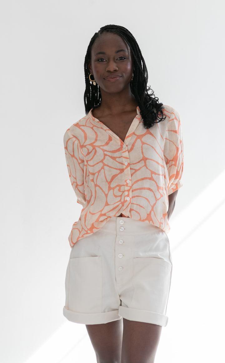 Eliana Shorts Ivory-PANTS-kindacollection-Kinda