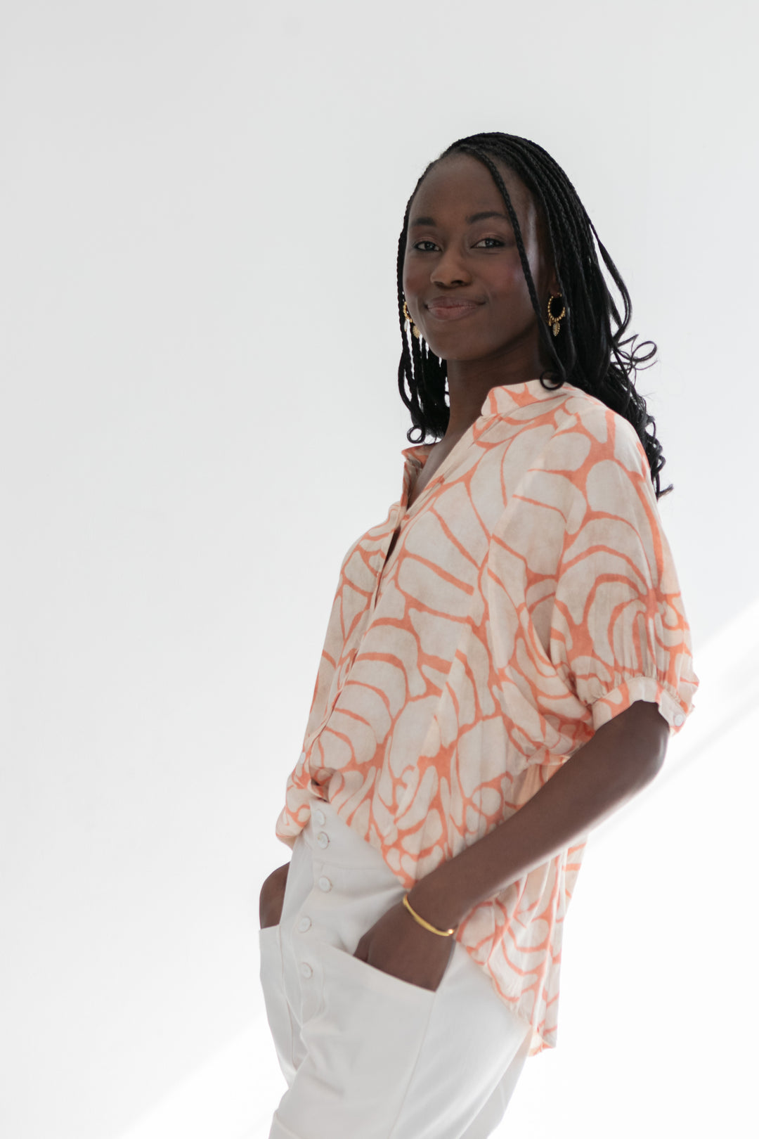 Eliana Shorts Ivory-PANTS-kindacollection-Kinda