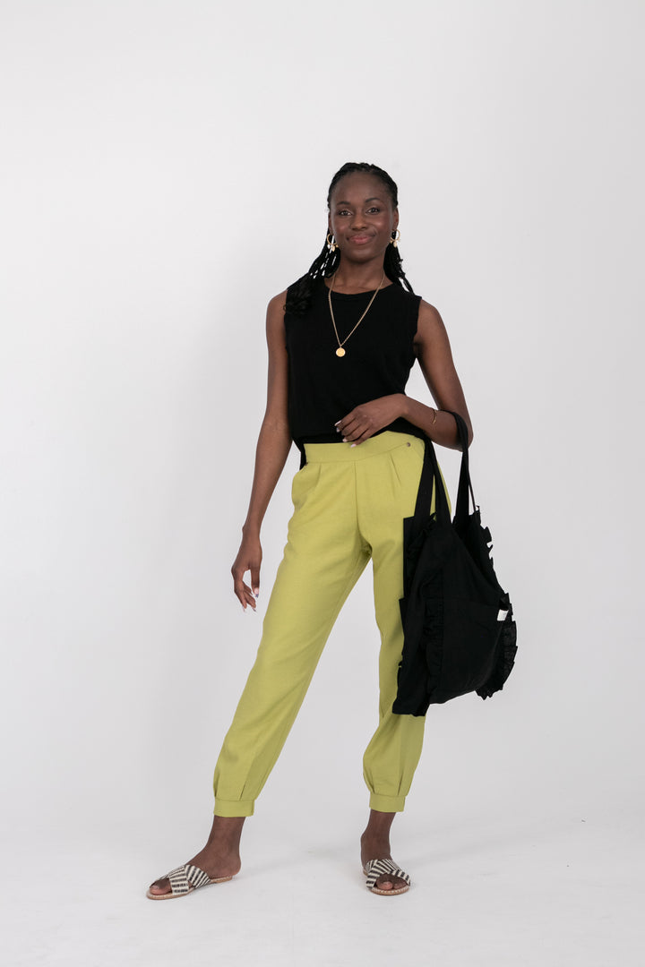 The Gorge Pants Avocado-PANTS-kindacollection-Kinda