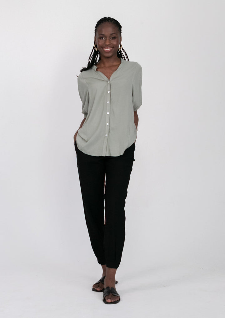 Gabi Blouse Sage-TOPS-kindacollection-Kinda