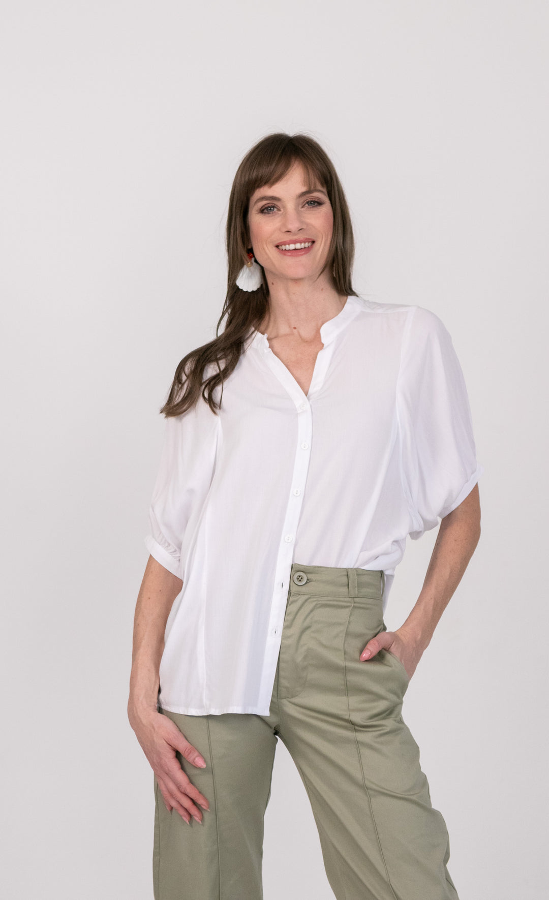 Gabi Blouse Ivory-TOPS-kindacollection-Kinda
