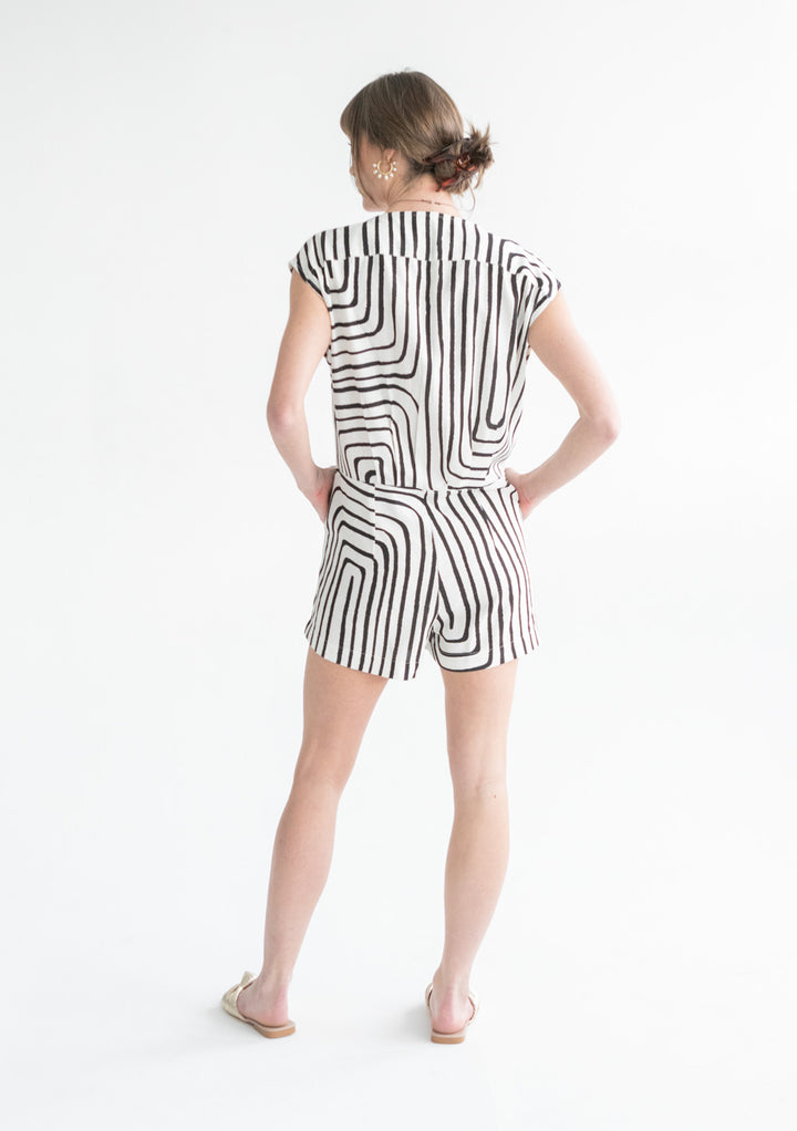 Romper Black Geo-kindacollection-Kinda