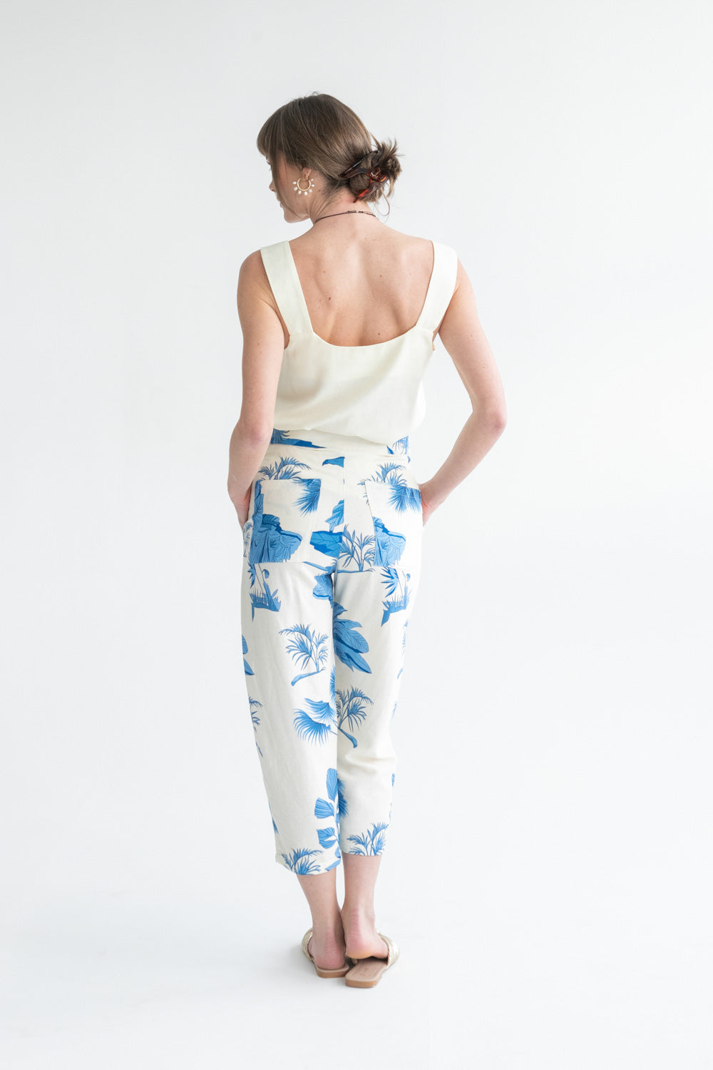 Mykonos Tank Yellow-TOPS-kindacollection-Kinda