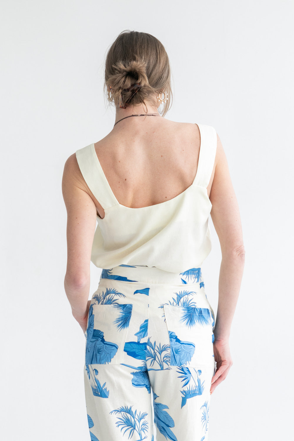 Mykonos Tank Yellow-TOPS-kindacollection-Kinda