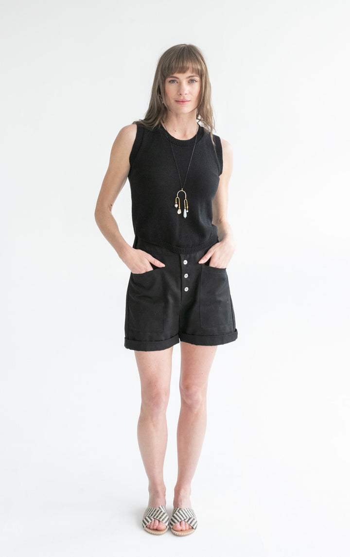 Madison Knit Black-TOPS-kindacollection-Kinda