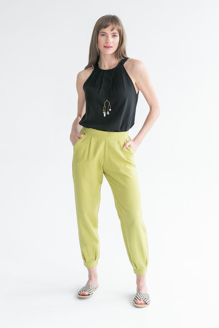 The Gorge Pants Avocado-PANTS-kindacollection-Kinda