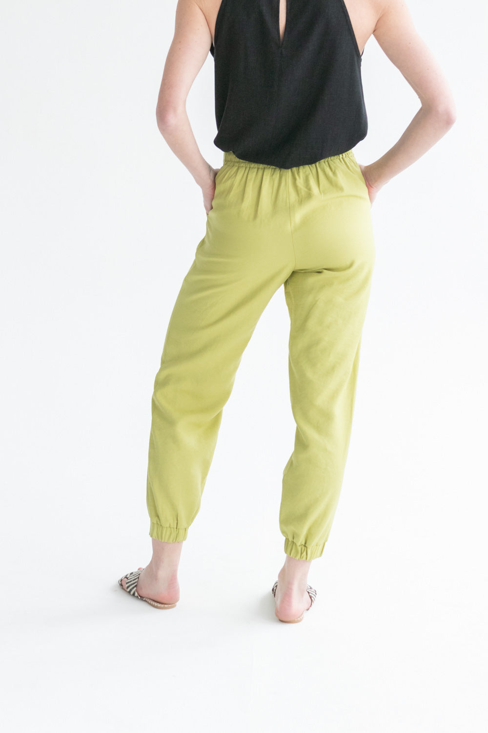 The Gorge Pants Avocado-PANTS-kindacollection-Kinda