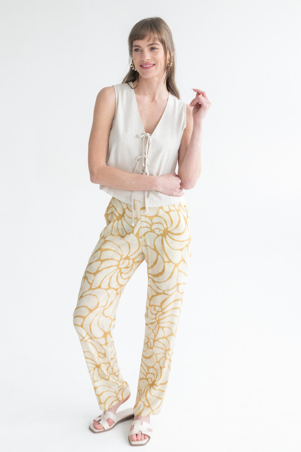 Wilson Waistcoat Sand-TOPS-kindacollection-Kinda