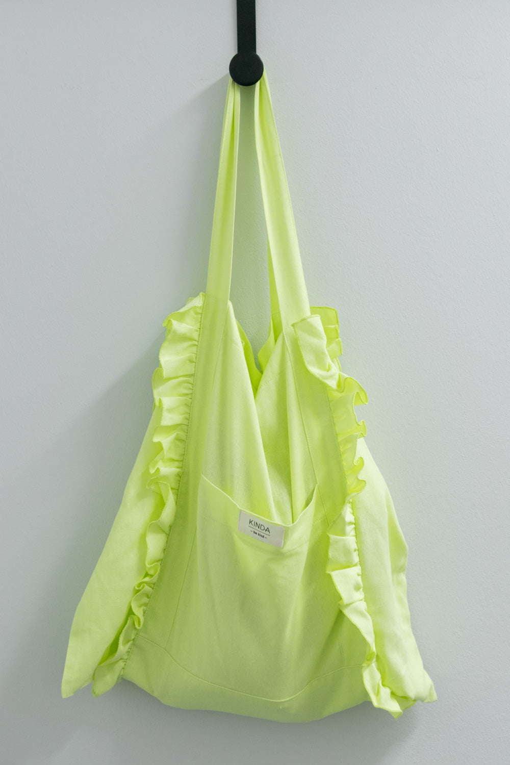 Dream Ruffle Bag Sunny Lime-ACCESSORIES-kindacollection-Kinda