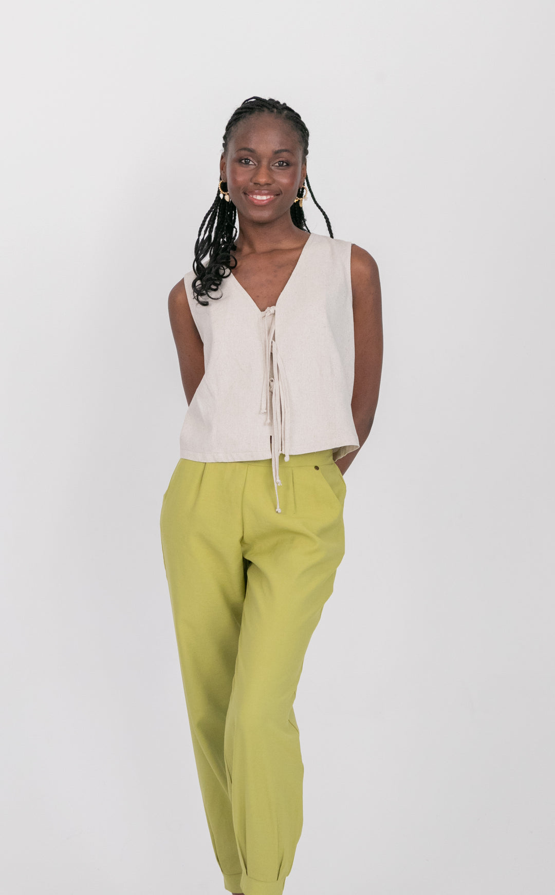 The Gorge Pants Avocado-PANTS-kindacollection-Kinda