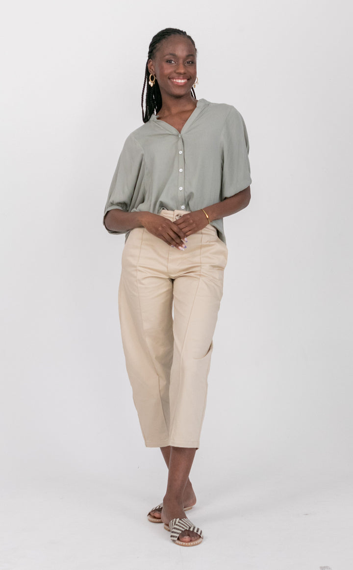 Vera Pants Stone-PANTS-kindacollection-Kinda