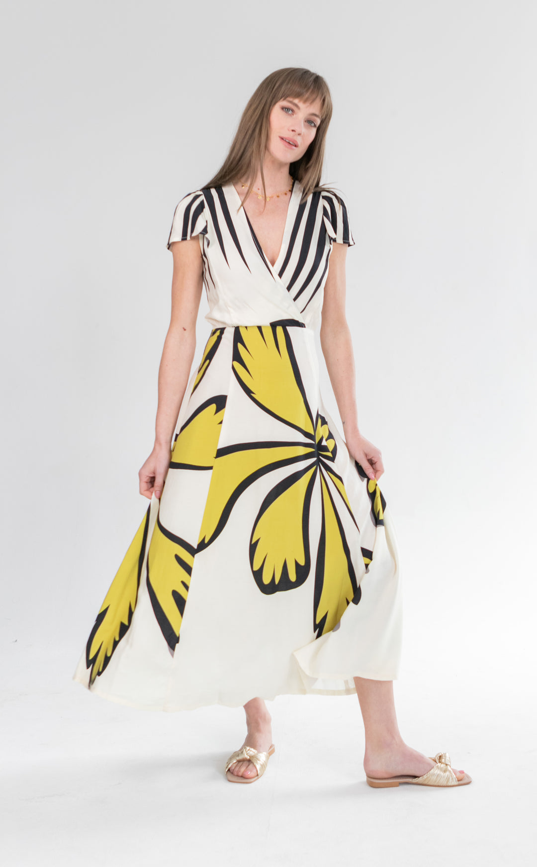 Lily Dress Large Floral Print