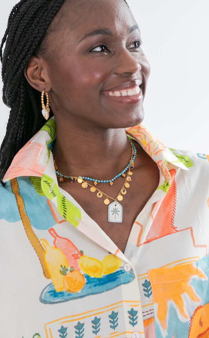 Mykonos Shorts Tiger-PANTS-kindacollection-Kinda