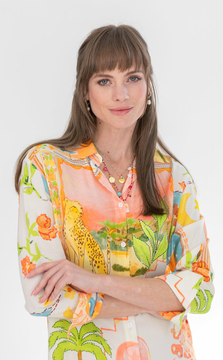 Evie Dress Tiger Print-DRESSES-kindacollection-Kinda