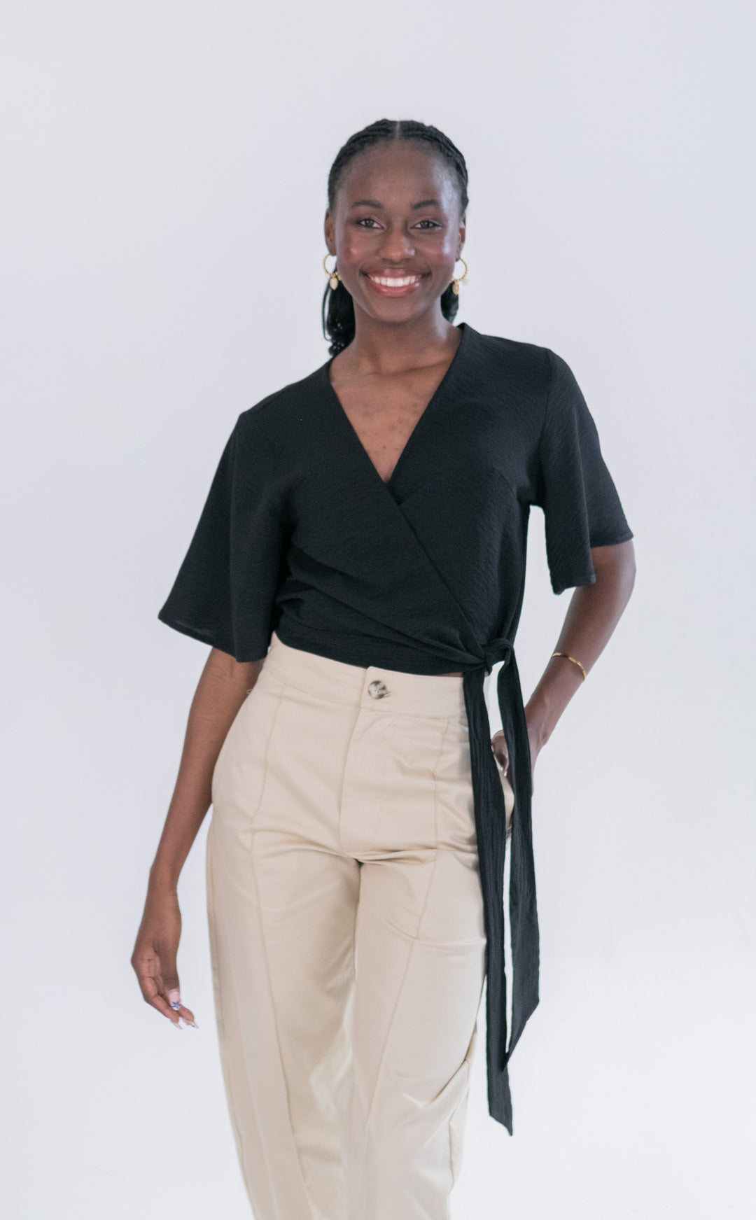 Lizari Crossover Top Black-TOPS-kindacollection-Kinda