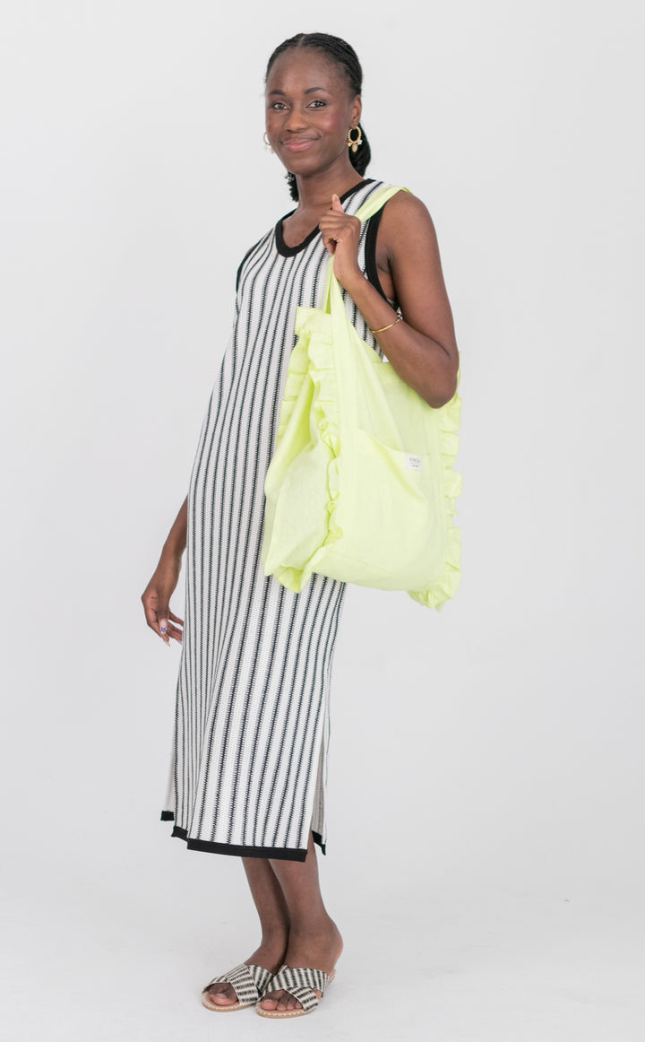 Dream Ruffle Bag Sunny Lime-ACCESSORIES-kindacollection-Kinda