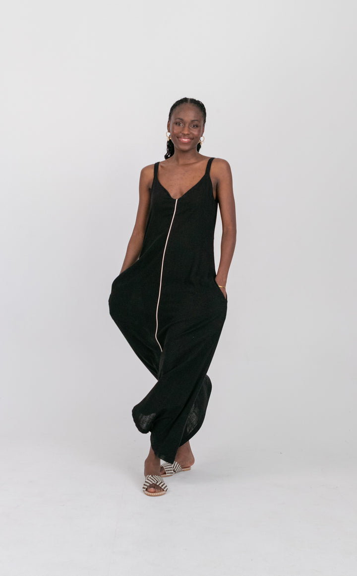 Phoebe Dress Black-DRESSES-kindacollection-Kinda