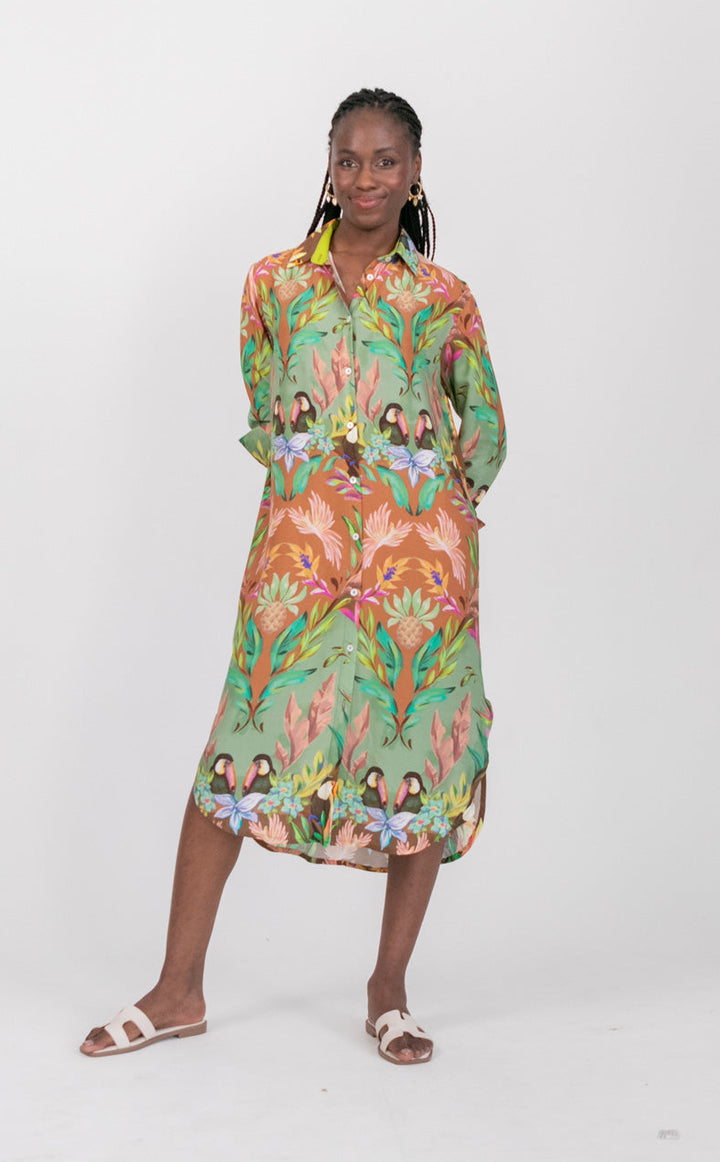 Evie Dress Coco Toucan-DRESSES-kindacollection-Kinda